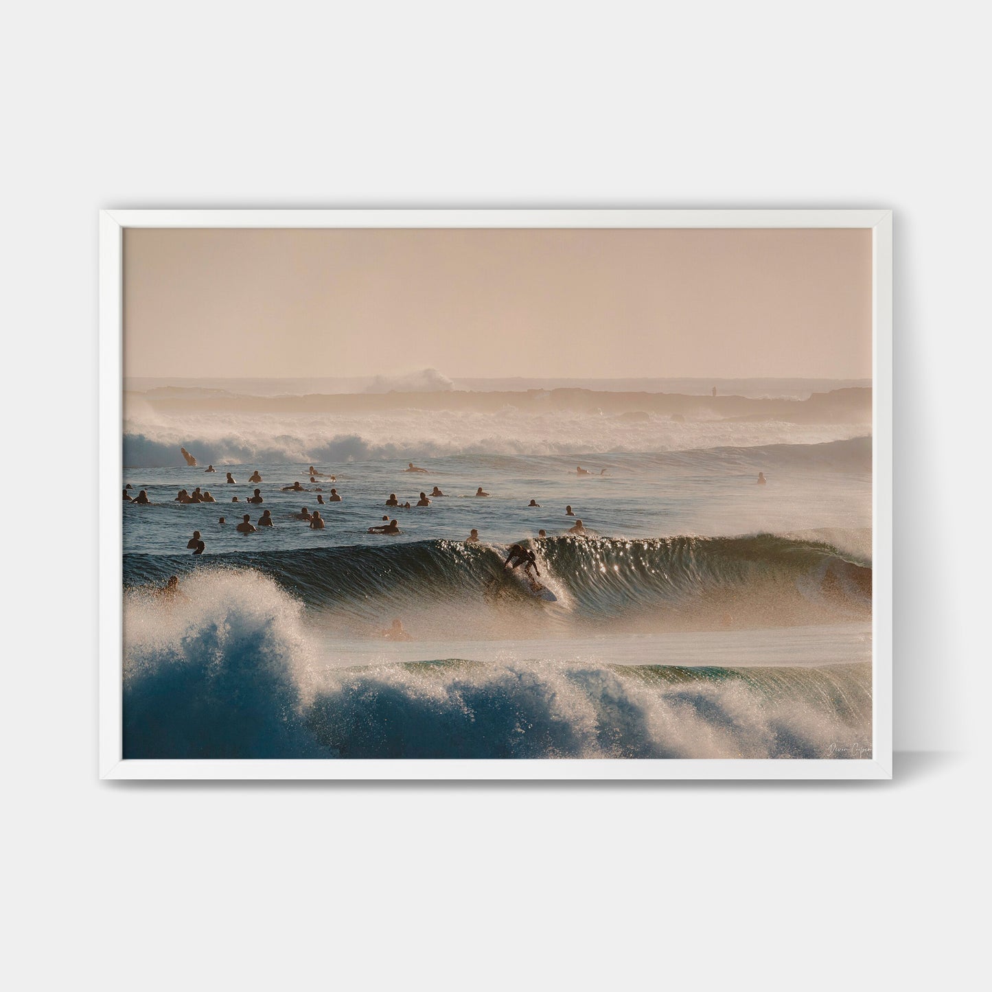 Backyard Wave Pool Art Print