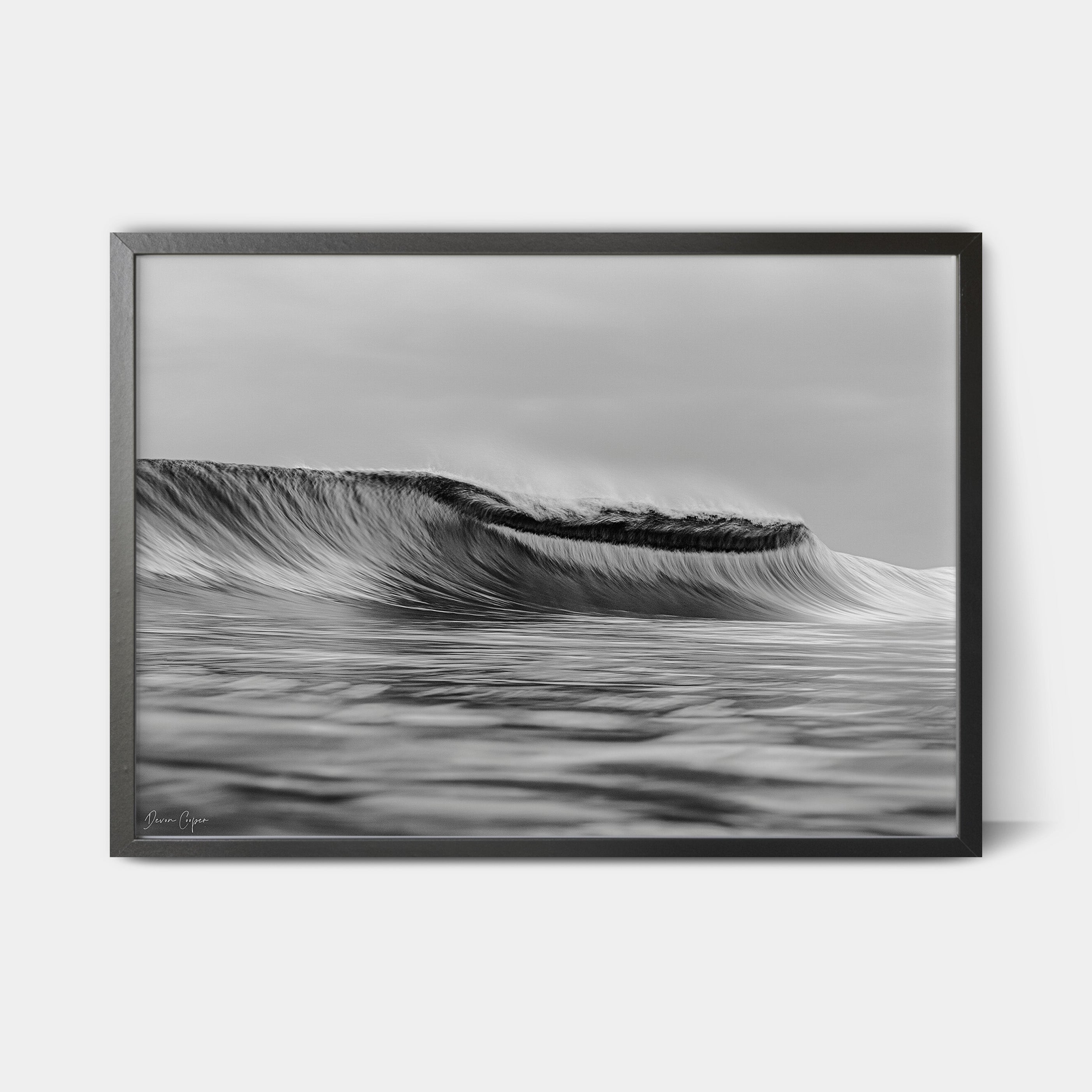  Devon Print Black and White, Devon Wall Art, Devon