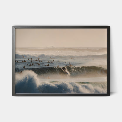 Backyard Wave Pool Art Print